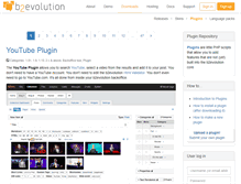 Tablet Screenshot of plugins.b2evolution.net